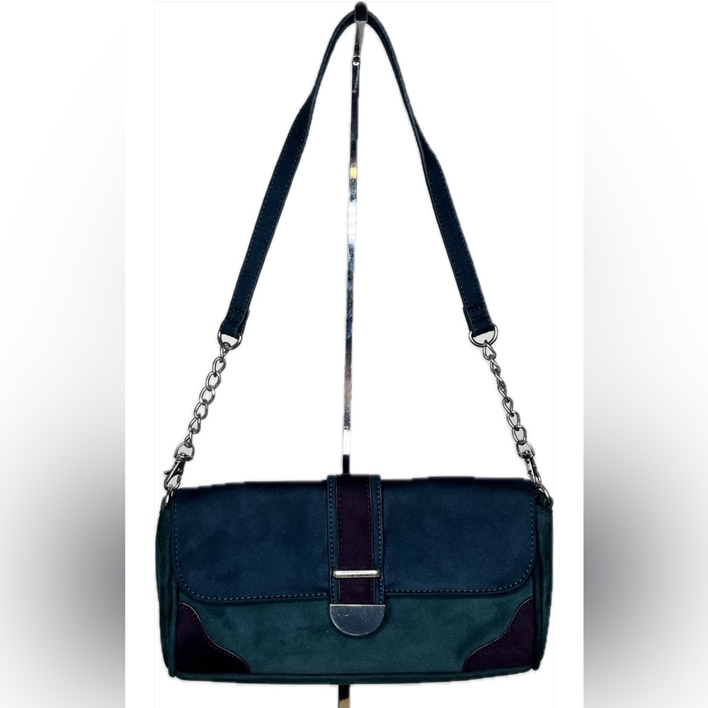 NEW Nine West Faux Suede Multi Colored Crossbody with Two Strap Options